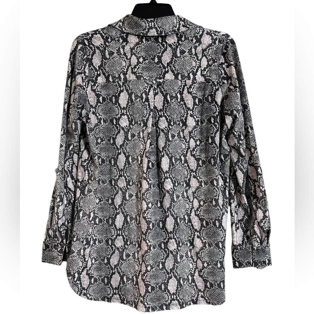 Tyler Boe Grey Blush Python Reptile Print Sueded-… - image 2